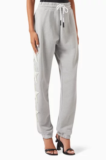 Patch Star Sweatpants in Cotton