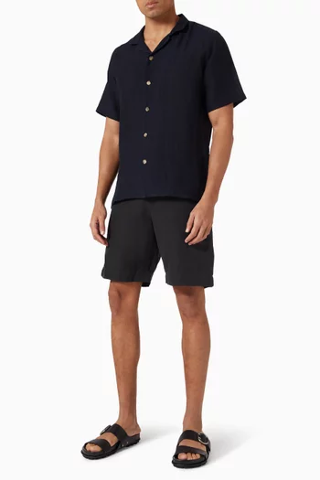 Camp Collar Lino Shirt in Linen