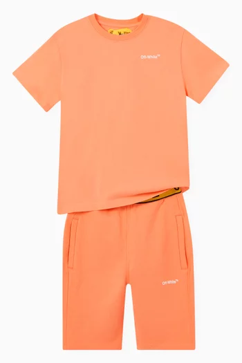 Logo Tape Shorts in Cotton
