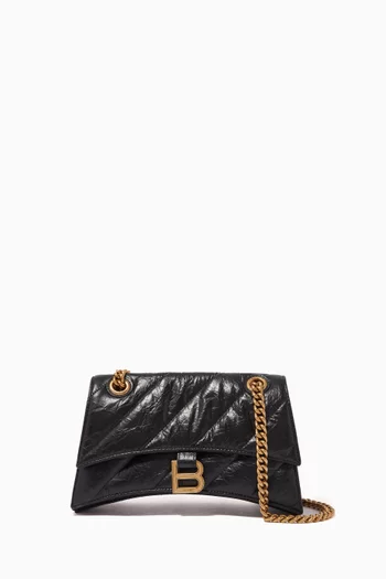 Crush Small Chain Bag in Quilted Leather