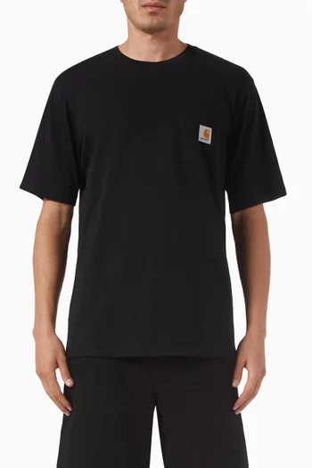 Logo Patch Pocket T-shirt in Cotton-jersey