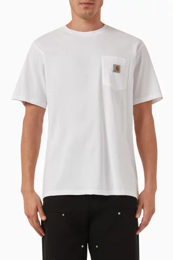 Logo Patch Pocket T-shirt in Cotton-jersey