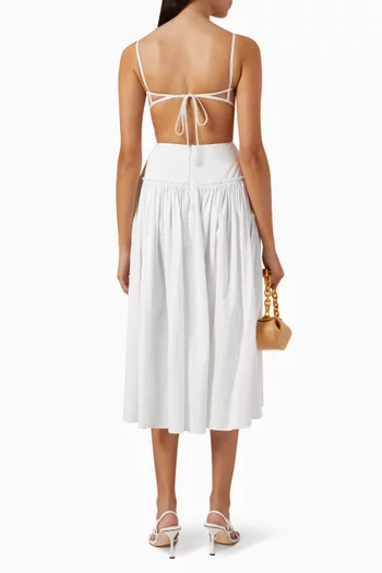 Leo Midi Dress in Cotton