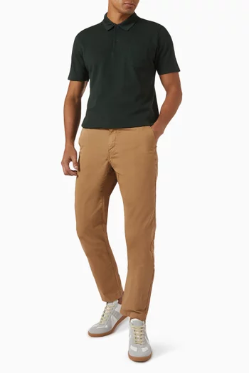 Riviera Polo Shirt in Cotton-mesh