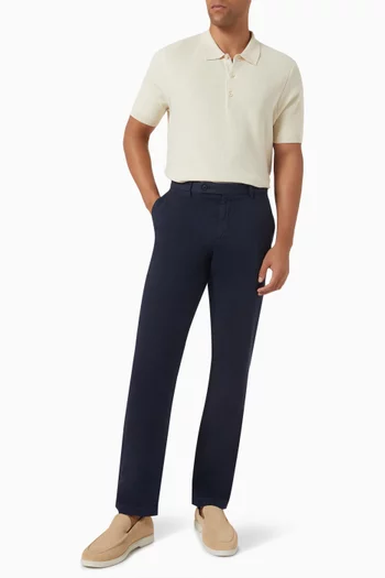 Polo Shirt in Cotton-knit