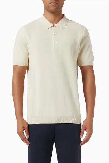 Polo Shirt in Cotton-knit