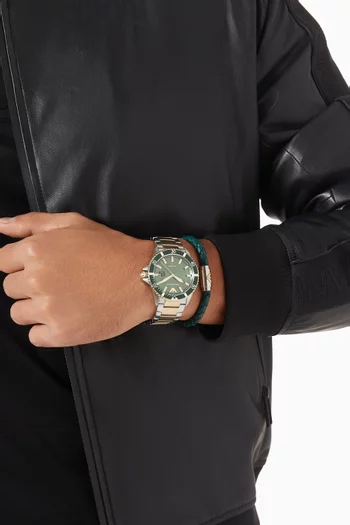 Diver Chrono Watch, 43mm and Bracelet Set