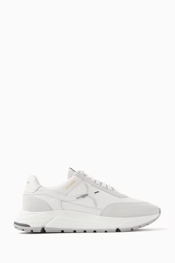 Rush Low Top Sneakers in Leather and Suede