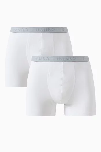 Essential Boxer Briefs in Cotton Jersey, Set of 2