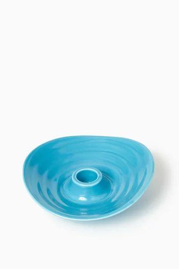 Cannes Small Candle Holder in Porcelain