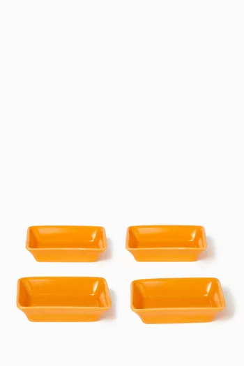 Cairo Mini Tray in Porcelain, Set of 4