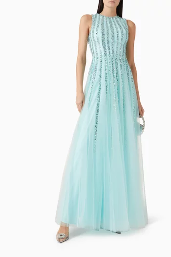 Sequin-embellished Gown