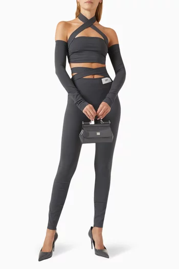 Kim Crop Top in Jersey