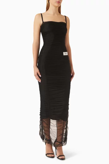 x Kim Re-edition Maxi Dress in Tulle