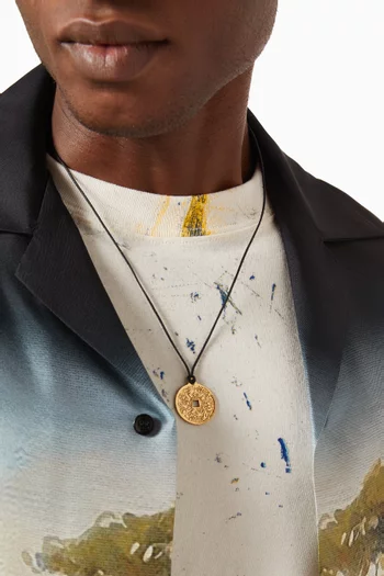 The Lou Yansheng Necklace in Cord & Gold-plated Brass