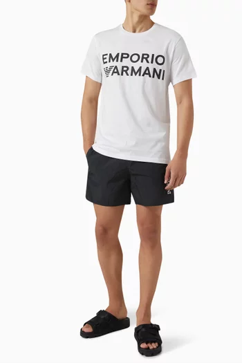 Logo Print T-shirt in Cotton