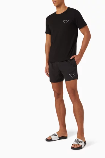 Logo Swim Shorts in Nylon