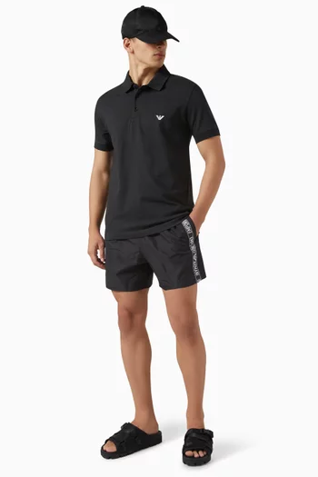 Logo Swim Shorts in Nylon