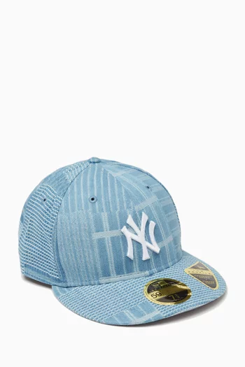 NY Yankees Baseball Hat in Canvas