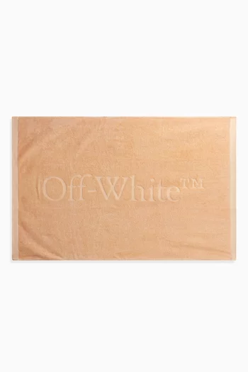 Bookish Shower Towel in Cotton-terry
