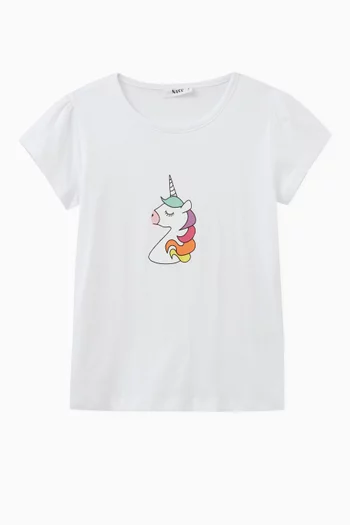 Unicorn T-shirt in Cotton