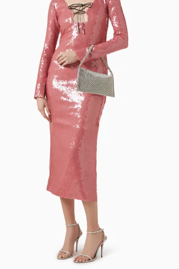 Your Best Friend La Grande Bag in Crystal Mesh