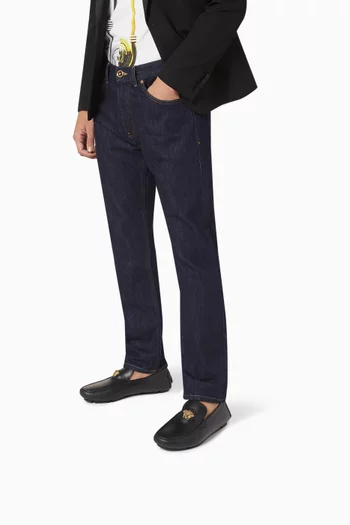 La Medusa Loafers in Calf Leather