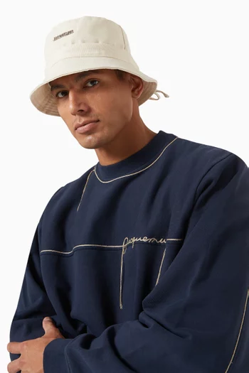 Le Bob Gadjo Bucket Hat in Cotton-canvas