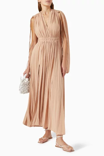 Chal-Tuni Maxi Dress in Cotton-gauze