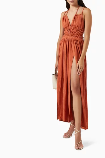 Tupaq Maxi Dress in Cotton