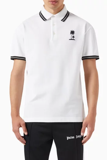 Palm Polo Shirt in Cotton