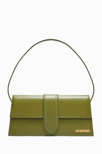 Le Bambino Long Shoulder Bag in Cowskin Leather