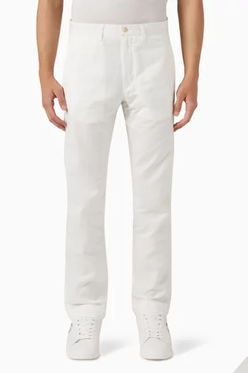Straight-Fit Trousers in Linen Blend