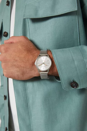 Electric Watch in Stainless Steel, 40mm