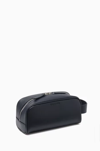 Award Mini Wash Bag in Italian Leather