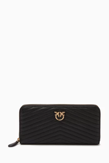 Ryder Wallet in Chevron Nappa Leather