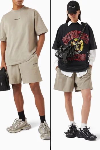 Logo Sweatshorts in Curly Fleece