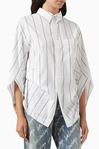 BB Corp Swing Twisted Shirt in Cotton Blend