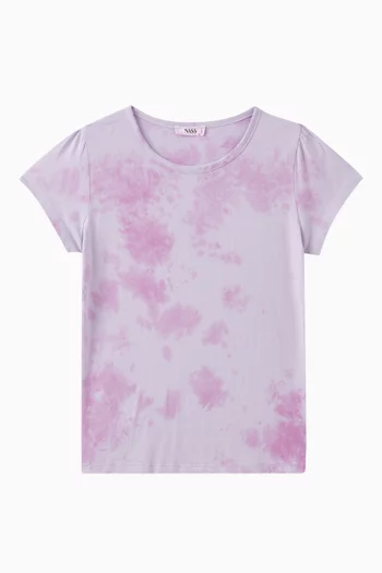 Tie-dye T-shirt in Cotton