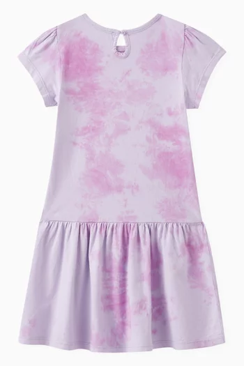 Dye Detail Dress in Cotton
