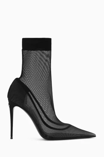 x KIM Lollo 105 Ankle Boot Pumps in Stretch-tulle