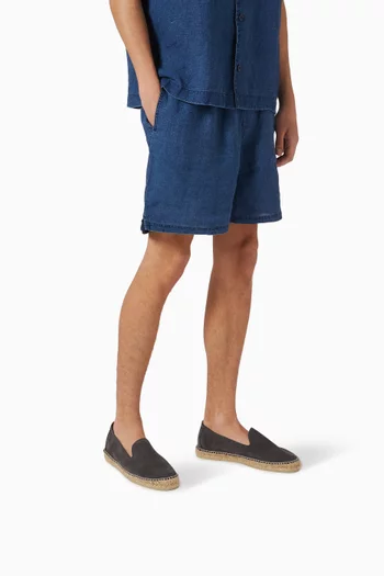 Logo Espadrilles in Suede