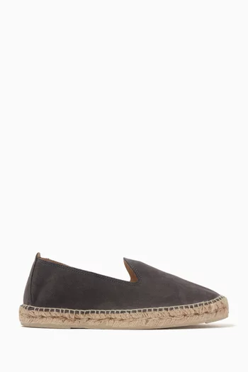 Logo Espadrilles in Suede