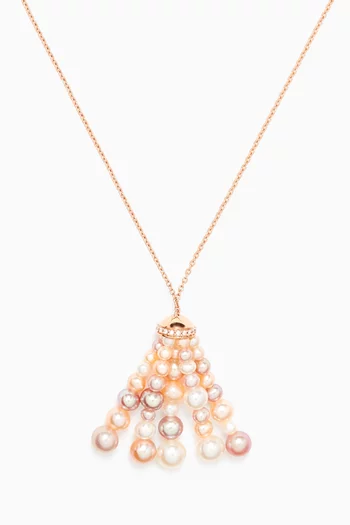 Bahar Gafla Necklace in 18kt Rose Gold