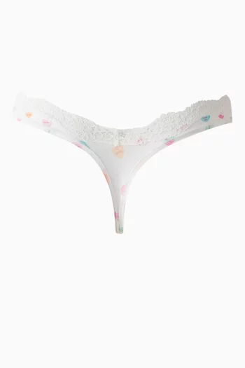 Fits Everybody Lace Dipped Thong