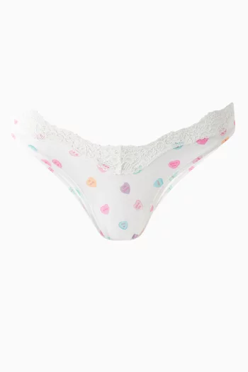 Fits Everybody Lace Dipped Thong