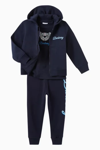 Sutton Script Logo Trackpants in Cotton