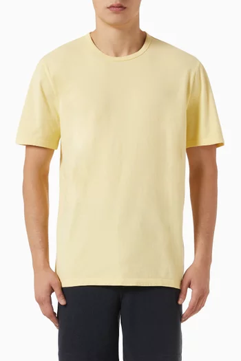Garment Dyed T-shirt in Cotton Jersey
