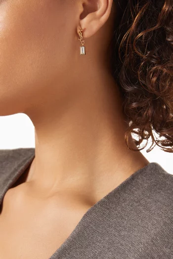 Cassandre Single Earring in Metal