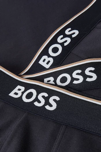 Boxer Briefs in Cotton Stretch, Set of 3